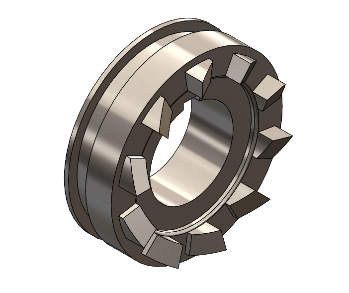 Dog Clutch Assembly - Complete system view with engagement mechanism